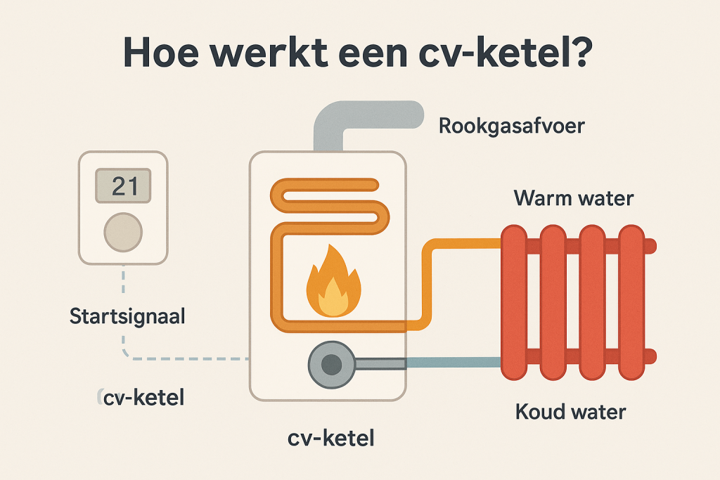 Hoe werkt een CV ketel